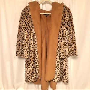 bebe addiction cheetah fur coat